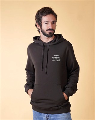 Freedom CH Men's Hoodie - Soil Brown